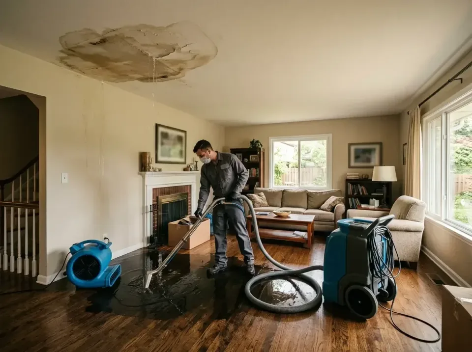 attic-pipe-burst-ceiling-drip-008 — frequently asked questions, Water Damage Restoration & Carpet Care in Great Notch, NJ